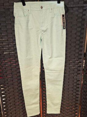 Design Lab Lord & Taylor Mint Green Skinny Jeans